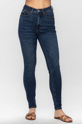 Judy Blue Dark Wash Tummy Control Skinny Jeans