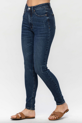 Judy Blue Dark Wash Tummy Control Skinny Jeans