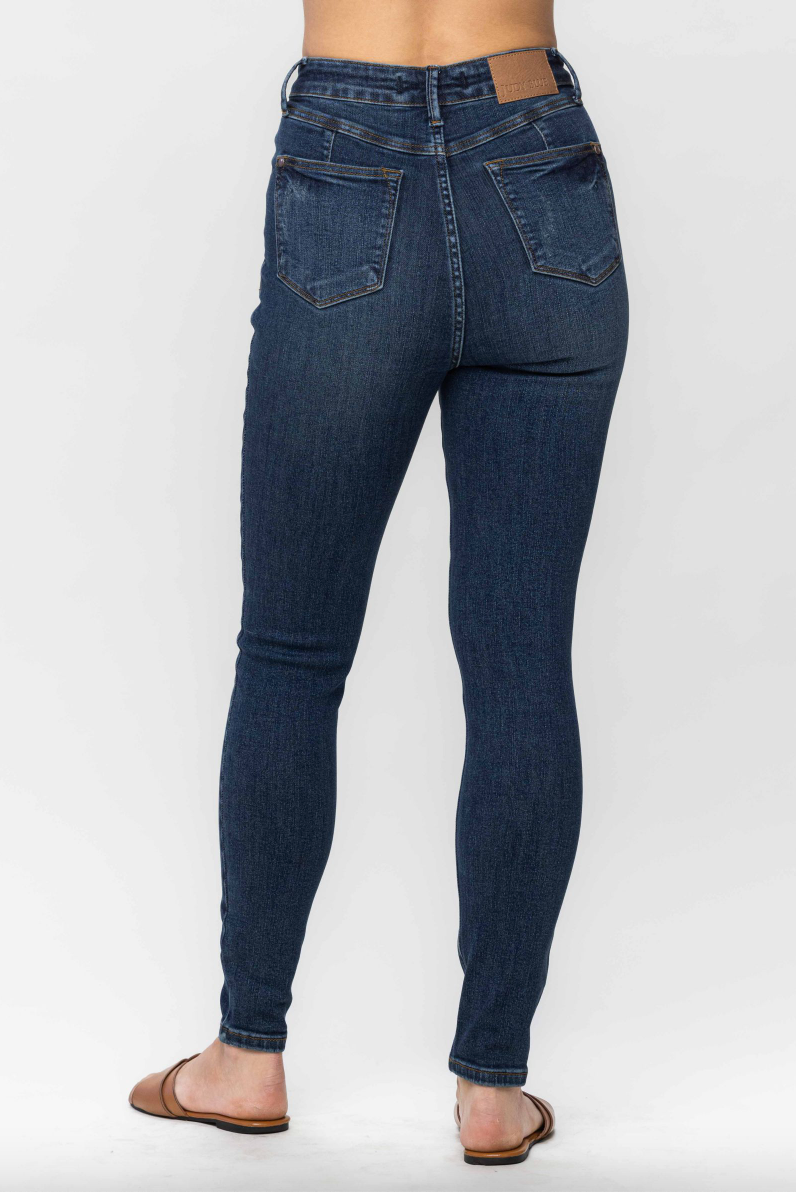 Judy Blue Dark Wash Tummy Control Skinny Jeans