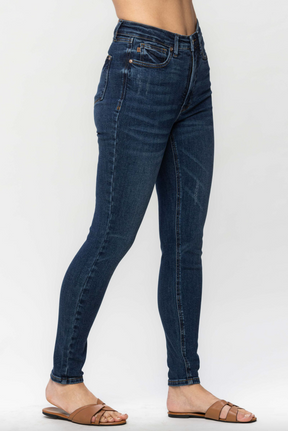 Judy Blue Dark Wash Tummy Control Skinny Jeans