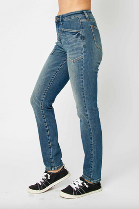 Judy Blue Front Pocket Relaxed Jeans