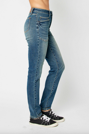 Judy Blue Front Pocket Relaxed Jeans