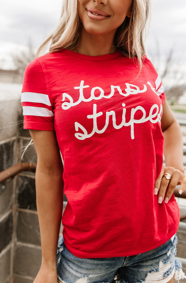 Ampersand Avenue Tee - Stars & Stripes