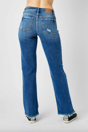 Judy Blue Destroyed Dad Jeans