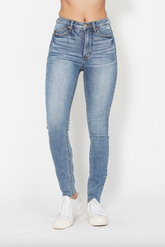 Judy Blue Tummy Control Shield Pocket Skinny Jeans