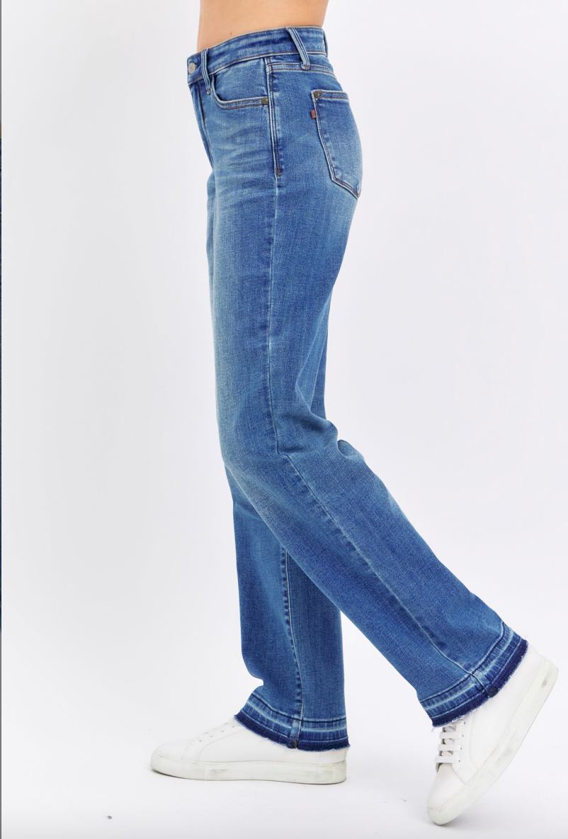 Judy Blue Release Hem Dad Jeans