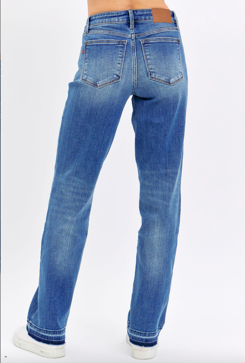 Judy Blue Release Hem Dad Jeans