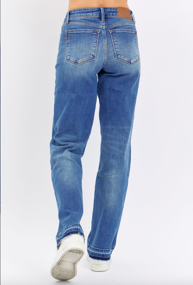 Judy Blue Release Hem Dad Jeans