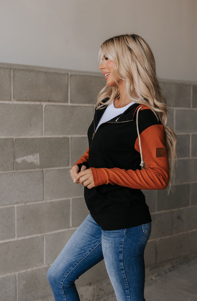 Ampersand Avenue Fullzip Sweatshirt - Keep It Simple