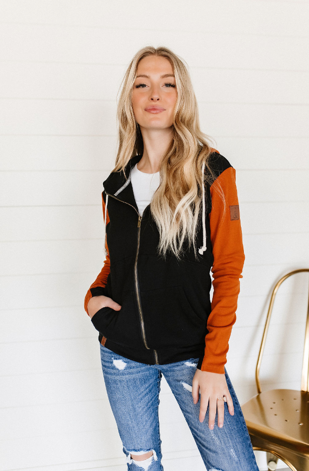 Ampersand Avenue Fullzip Sweatshirt - Keep It Simple