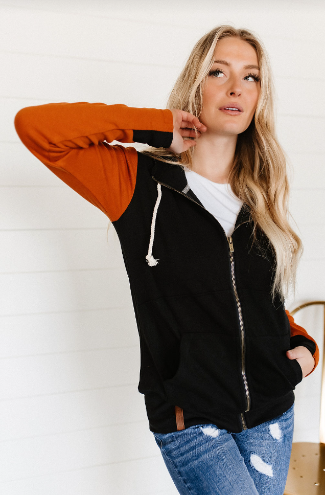 Ampersand Avenue Fullzip Sweatshirt - Keep It Simple