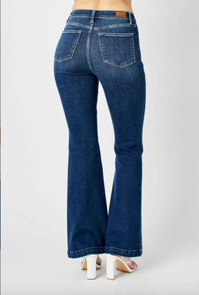 Judy Blue Angled Side Seam Flare Jeans