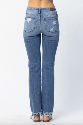 Judy Blue Destroy Straight Leg Jeans