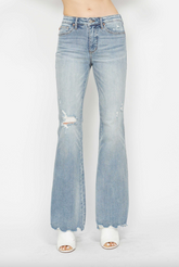 Judy Blue Tummy Control Destroy Flare Jeans