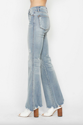 Judy Blue Tummy Control Destroy Flare Jeans