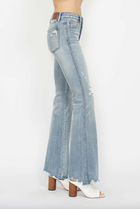 Judy Blue Tummy Control Destroy Flare Jeans