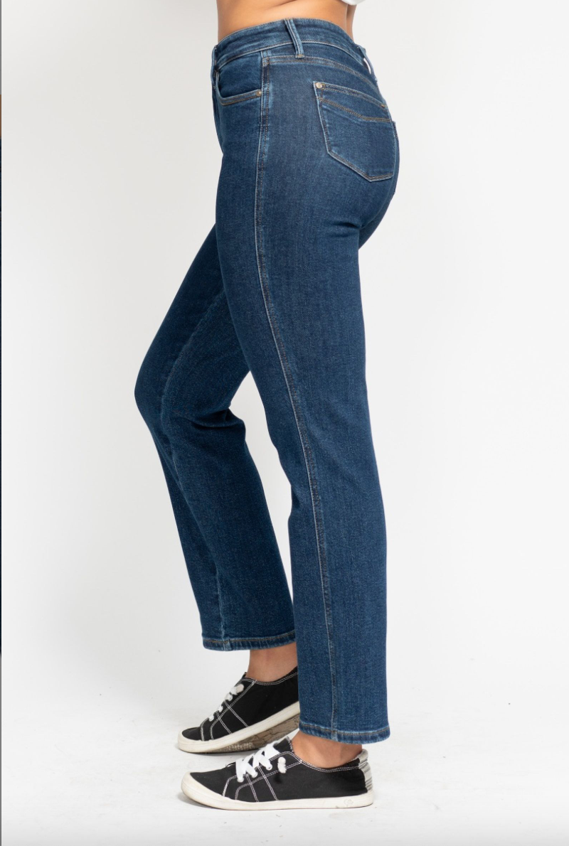 Judy Blue Tummy Control Classic Straight Leg Jeans