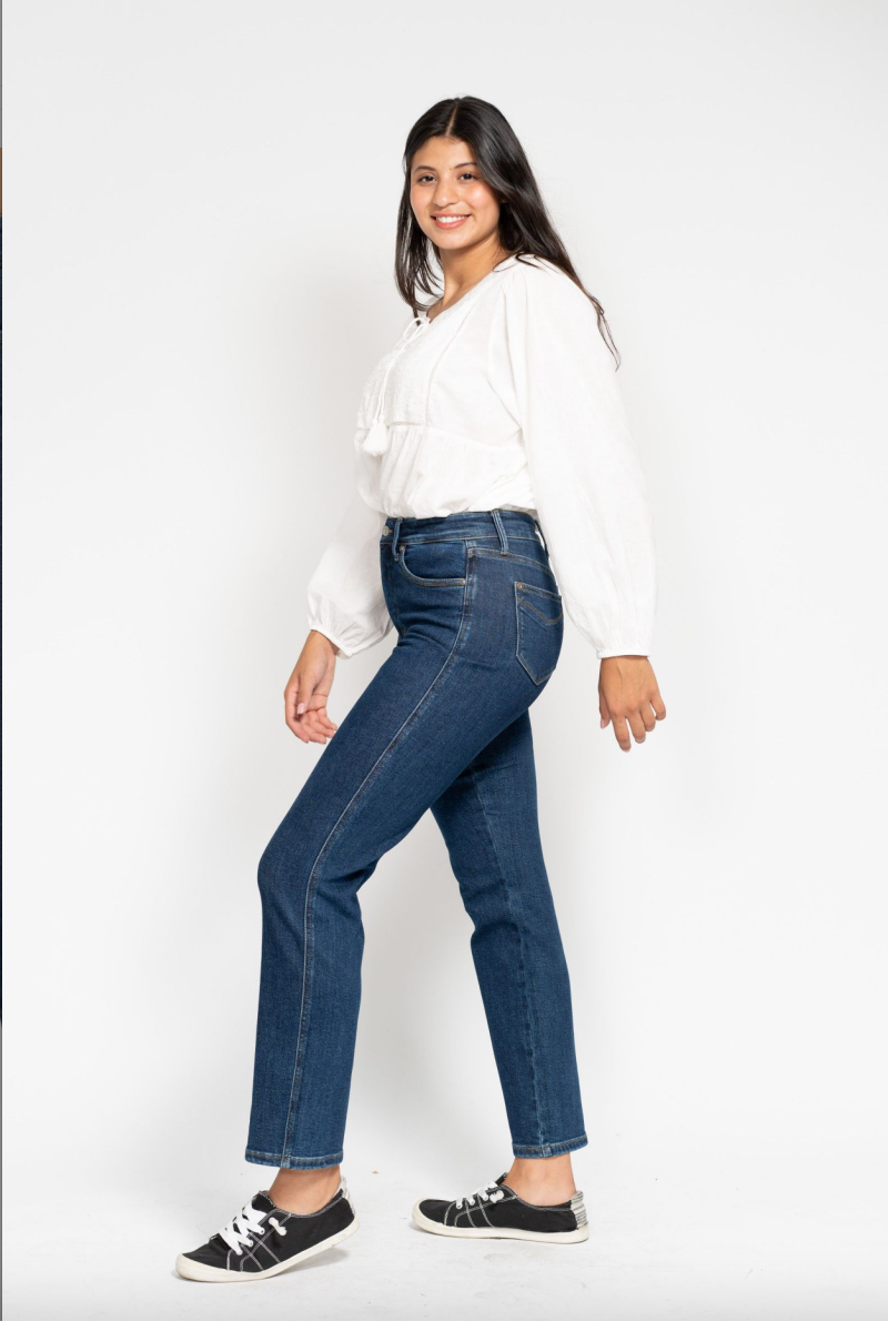 Judy Blue Tummy Control Classic Straight Leg Jeans