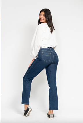 Judy Blue Tummy Control Classic Straight Leg Jeans