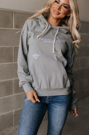 Ampersand Avenue University Hoodie - Pressure Makes Diamonds