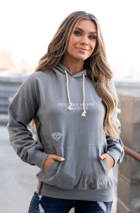 Ampersand Avenue University Hoodie - Pressure Makes Diamonds