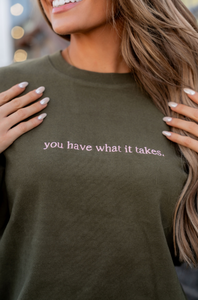 Ampersand Avenue University Pullover - What It Takes