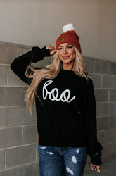 Ampersand Avenue University Pullover - Boo'd Up