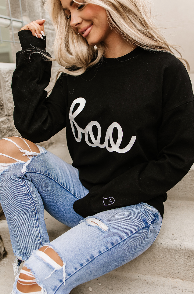 Ampersand Avenue University Pullover - Boo'd Up