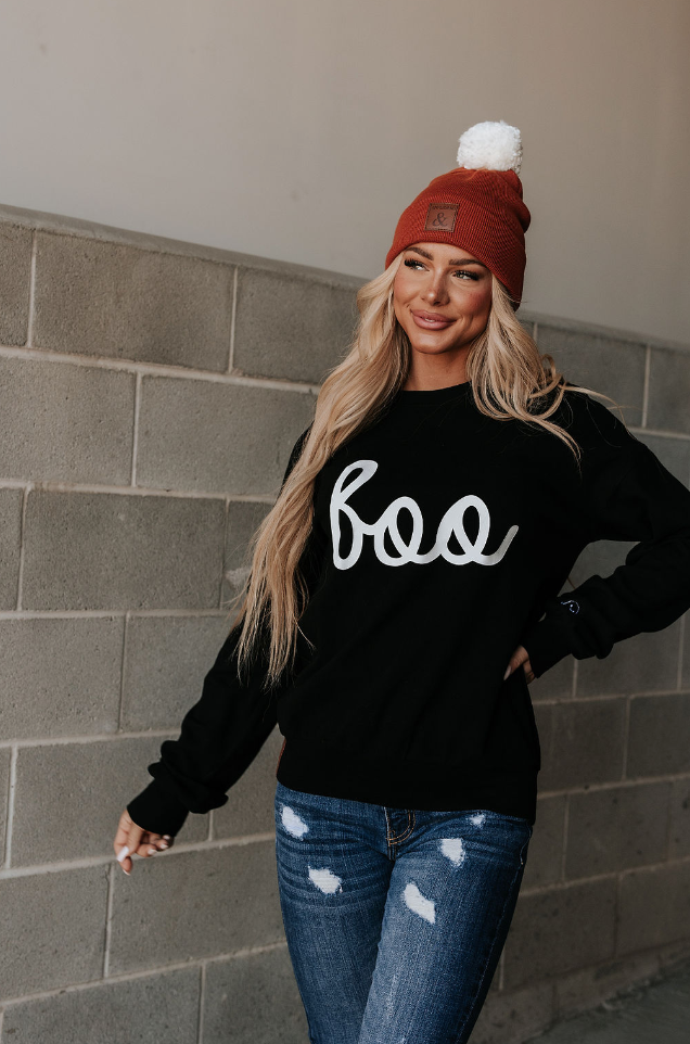 Ampersand Avenue University Pullover - Boo'd Up