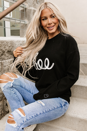 Ampersand Avenue University Pullover - Boo'd Up