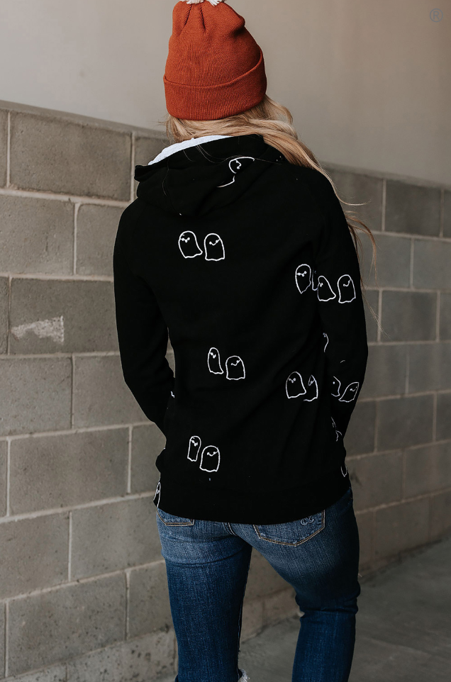 Ampersand Avenue Doublehood Sweatshirt - Ghoul Friends