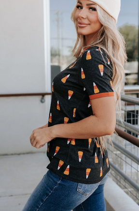 Ampersand Avenue Tee - Candy Corn Cutie