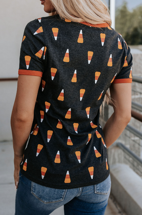 Ampersand Avenue Tee - Candy Corn Cutie