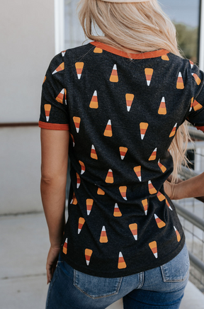 Ampersand Avenue Tee - Candy Corn Cutie