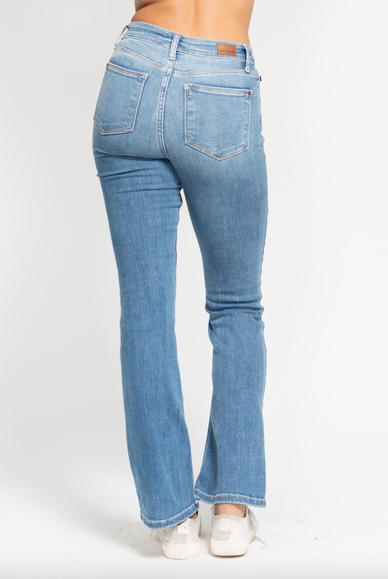 Judy Blue Classic Contrast Wash Bootcut Jeans