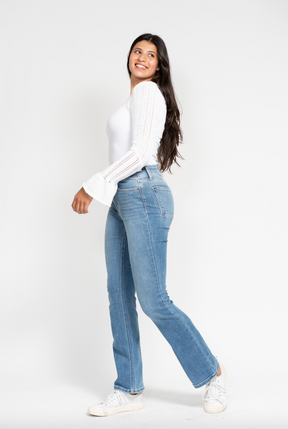 Judy Blue Classic Contrast Wash Bootcut Jeans