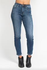 Judy Blue Non-Distressed Girlfriend Jeans