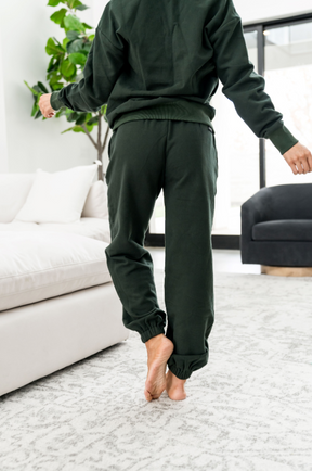 Ampersand Avenue Never Better Joggers - Forest Green