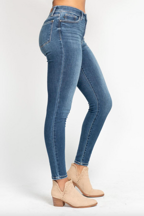 Judy Blue Button Fly Skinny Jeans