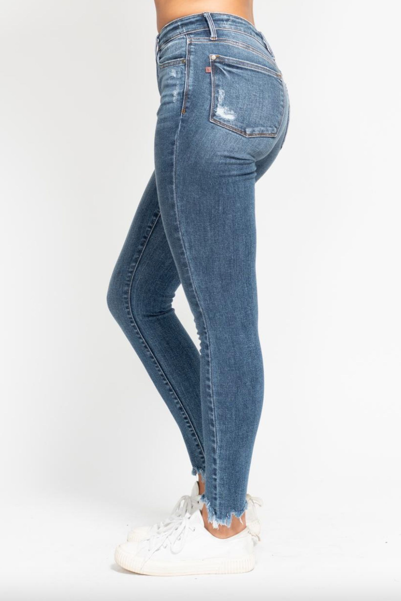 Judy Blue Shark Bite Skinny Jeans