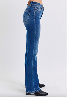 Judy Blue Thermal Bootcut Jeans