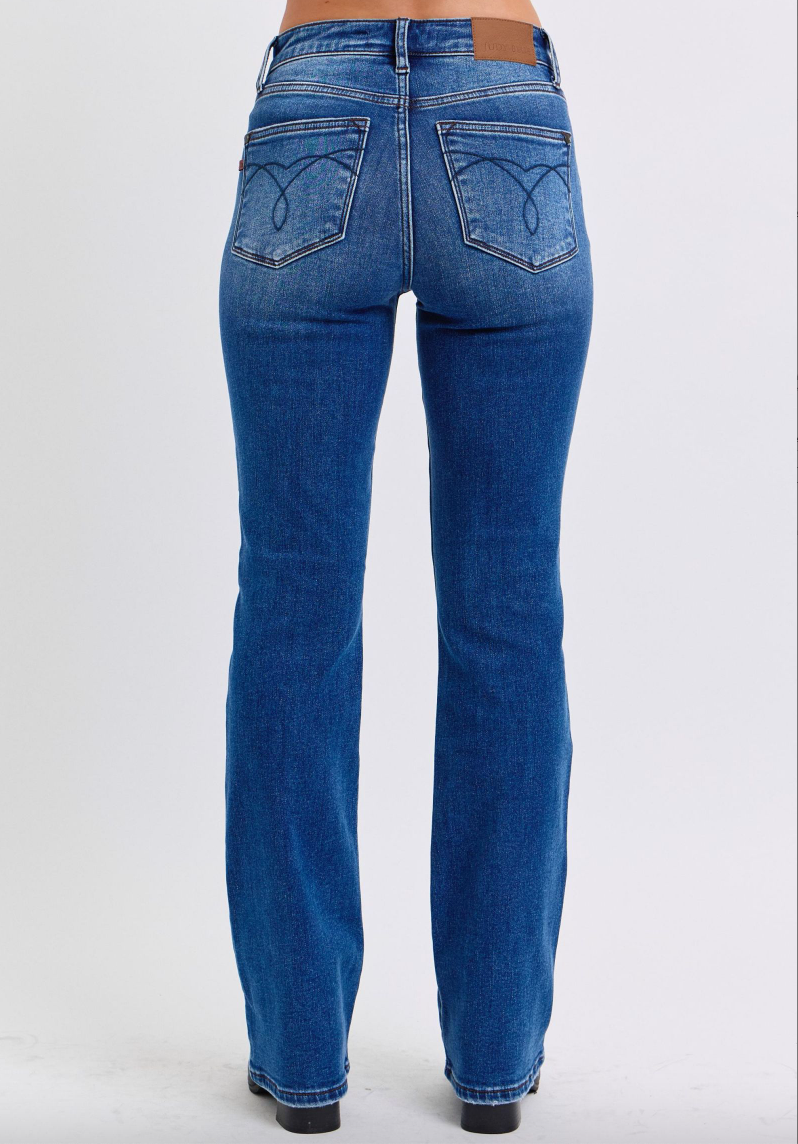 Judy Blue Thermal Bootcut Jeans