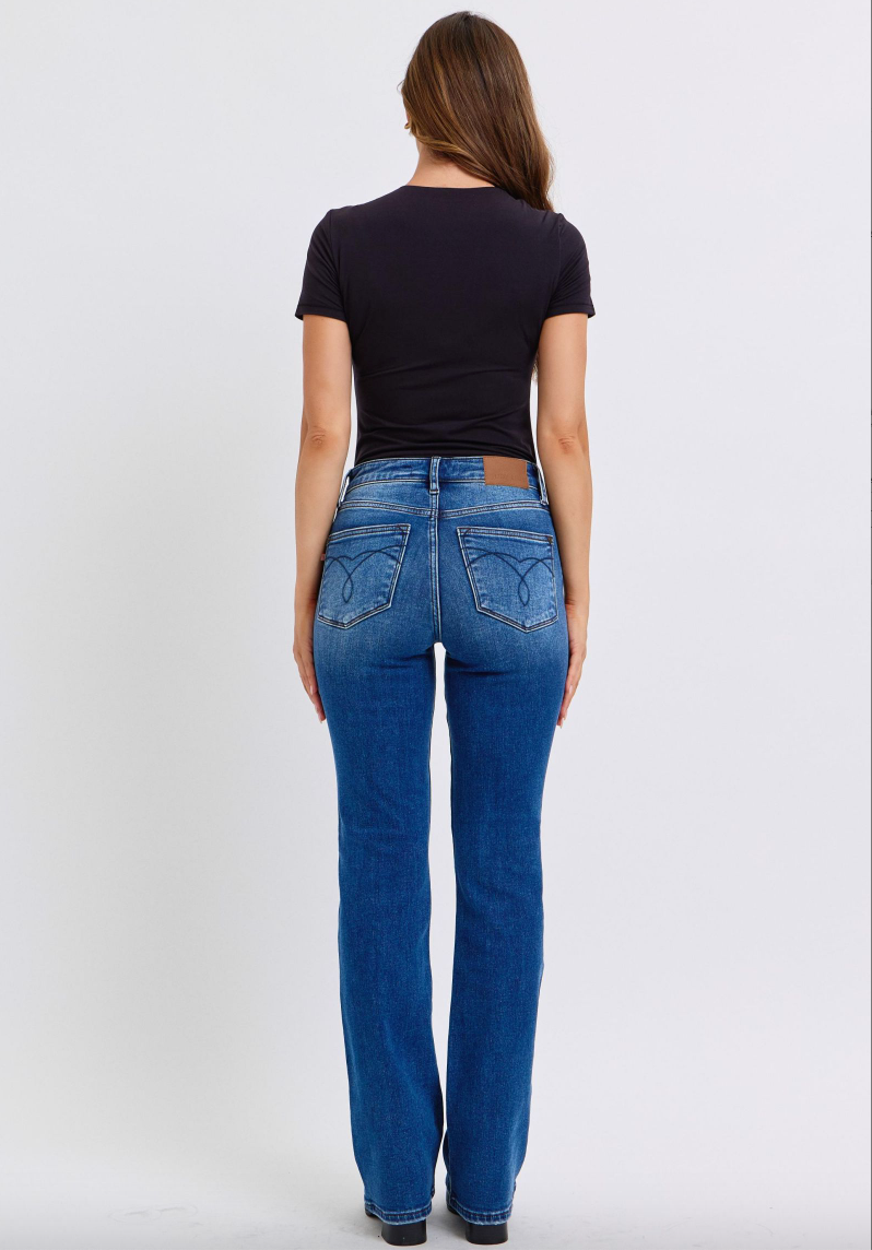 Judy Blue Thermal Bootcut Jeans