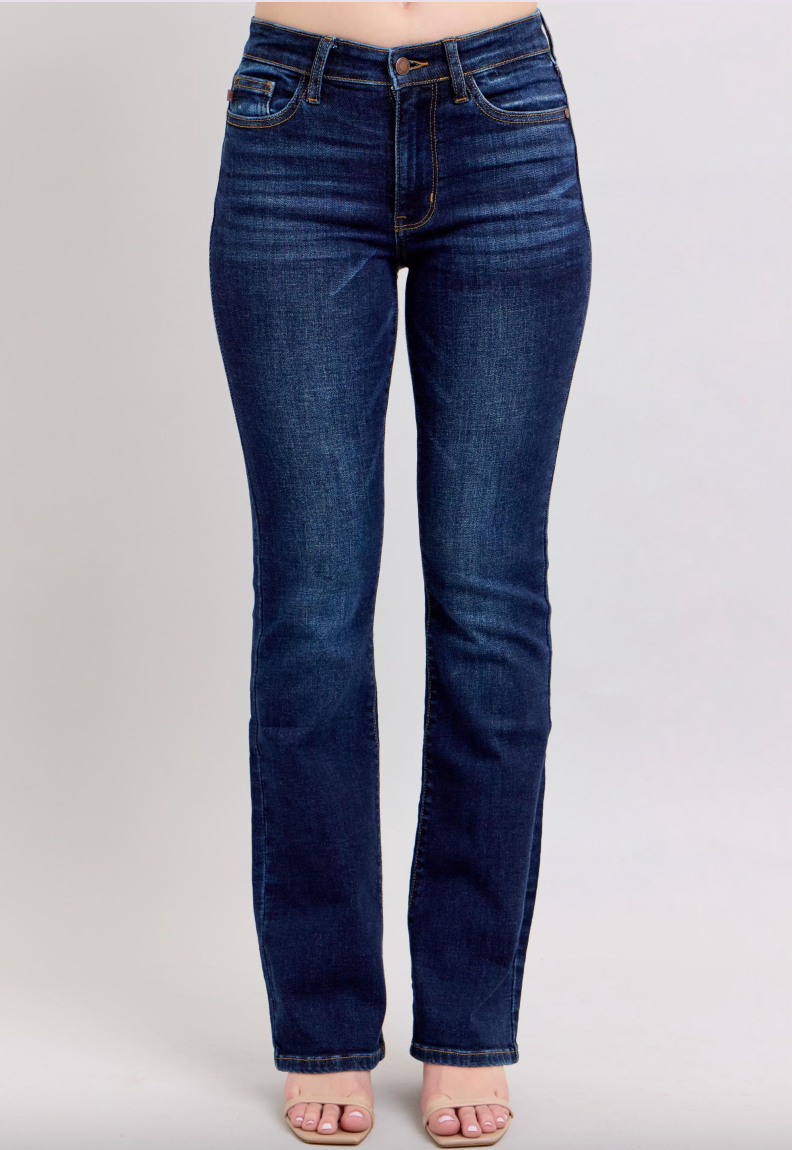 Judy Blue Bootcut Jeans - Dark Wash