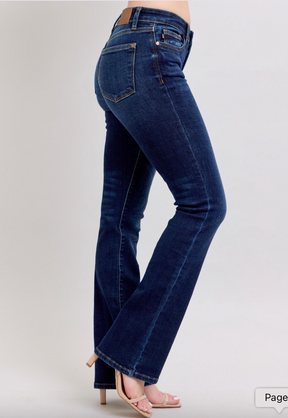 Judy Blue Bootcut Jeans - Dark Wash