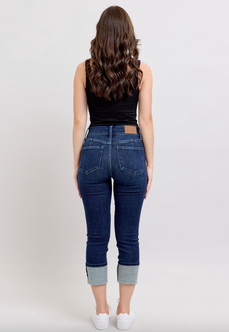 Judy Blue Double Button Capri