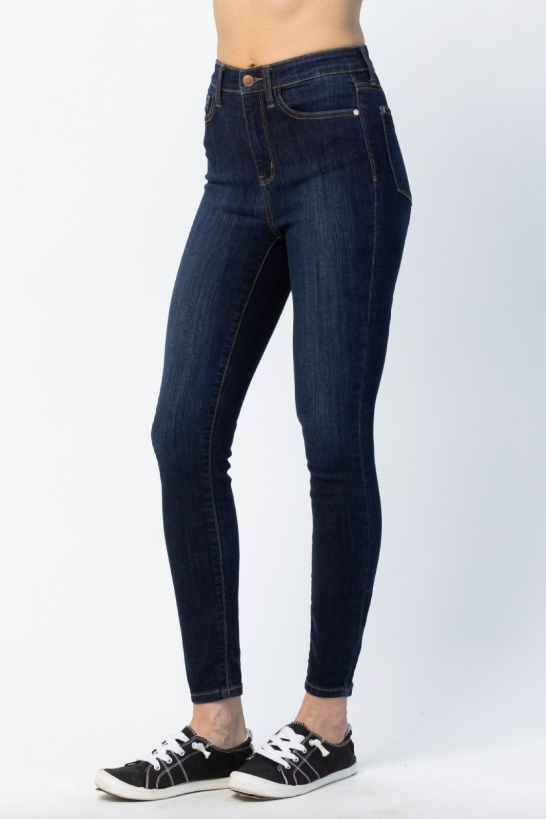 Judy Blue Back Phone Yoke Seam Skinny Jeans