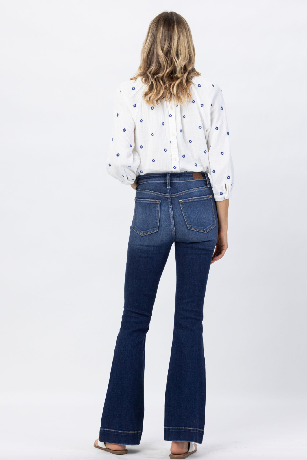 Judy Blue Dark Wash Trouser Flare Jeans