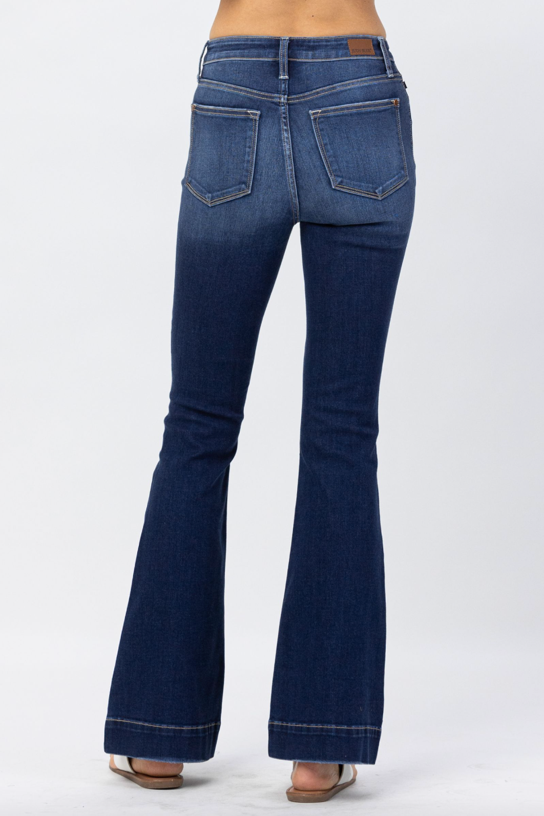 Judy Blue Dark Wash Trouser Flare Jeans