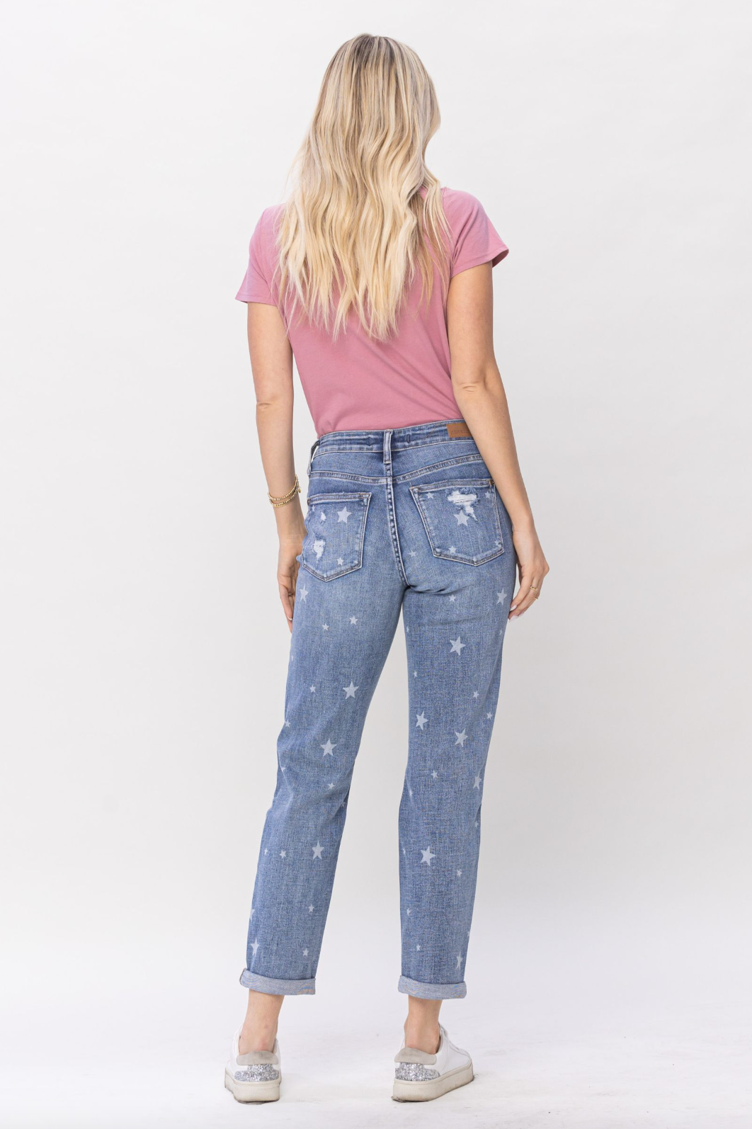 Judy Blue Star Crossed Destroy Boyfriend Jeans